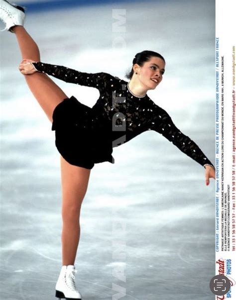 Nancy Kerrigan performing her free skate during the World Figure Skating Championships in Munich ...