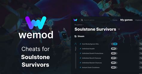 Soulstone Survivors Cheats & Trainers for PC | WeMod