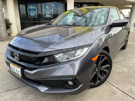 2020 HONDA Civic 4Dr SPORT Sedan at Premier Auto Visalia