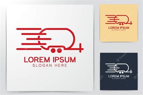 Premium Vector | Truck food, delivery, logo Ideas. Inspiration logo design. Template Vector ...