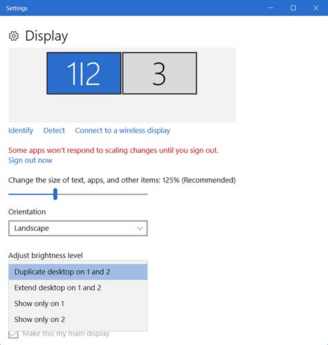 Cannot duplicate display to connected display port monitor - Microsoft ...