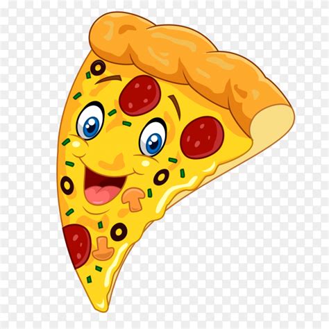 Cartoon funny pizza royalty free PNG - Similar PNG