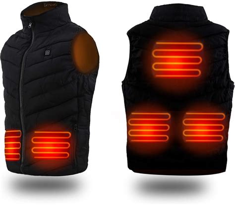 Unisex Heated Vest Without Battery, Washable Durable for Skiing, Motorcycling: Amazon.ca ...