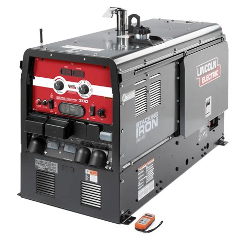 Lincoln Electric Cross Country 300 a 300 Amp Diesel Engine Driven Welder with Wireless Remote ...