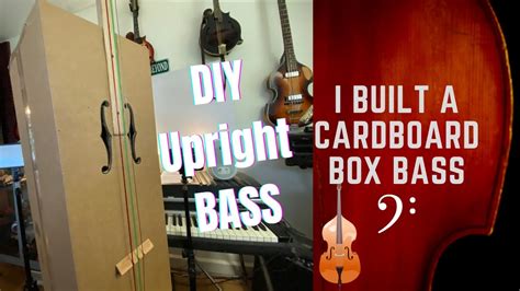 I Built a Cardboard Box Upright Bass - BOGDON BASS - YouTube