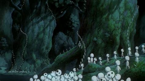 Tree dwelling spirits (Kodama), Princess Mononoke : Cinemagraphs