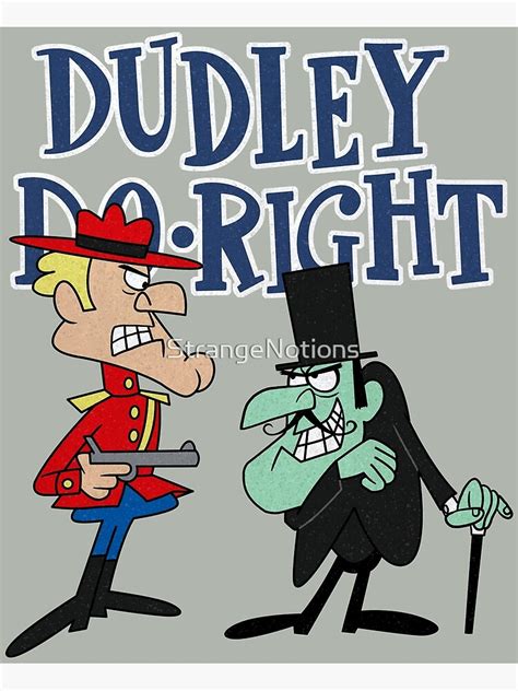 "Tribute to Jay Ward Cartoons: Dudley Do-Right Gets the Drop on Snidely Whiplash + Logotype ...