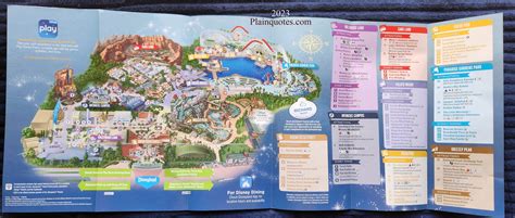 2023 Disney California Adventure Park Map