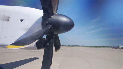 Airplane Propellers Starting Stock Video Footage - Storyblocks