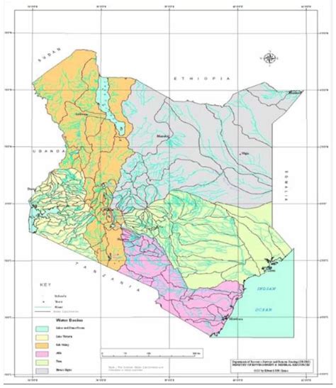 Five water catchment areas of Kenya Source: WRMA 2010. | Download Scientific Diagram