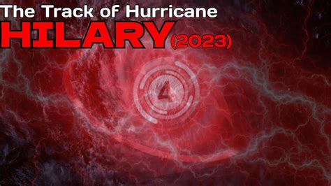 The Track of Hurricane Hilary (2023) - YouTube