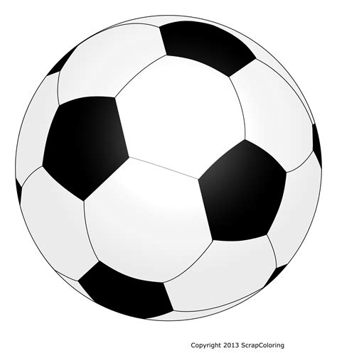 Un beau coloriage de ballon de foot à colorier aux couleurs de votre ...