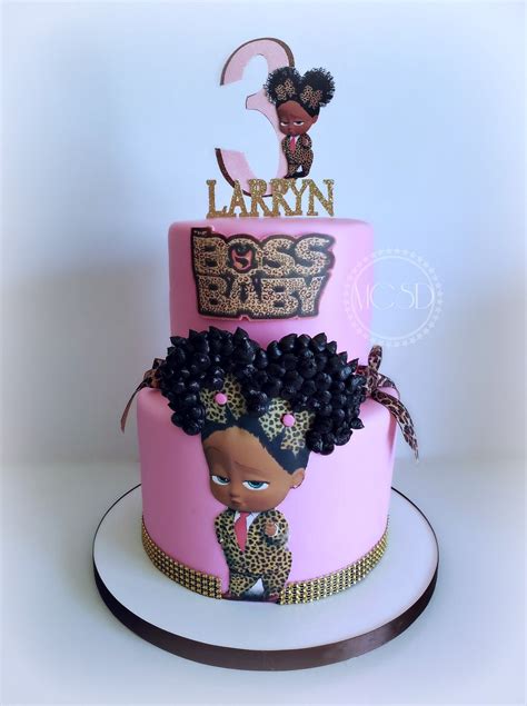 Boss Baby Cake | Baby girl cakes, Baby birthday cakes, Baby birthday party girl