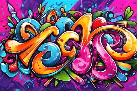 Premium Photo | Music Graffiti Wallpaper Graffiti Background Music ...