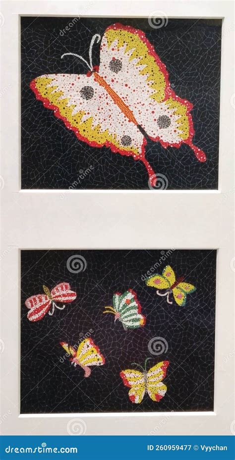 Japanese Artist Yayoi Kusama Polka Dot Design Pattern Mosaic Flower ...