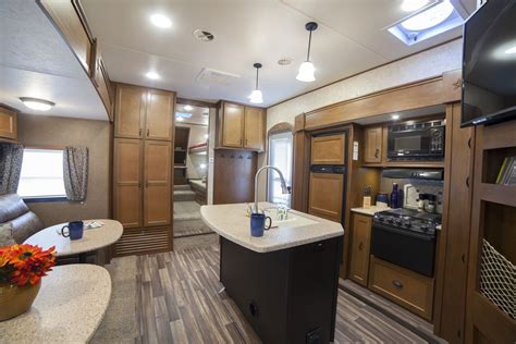 Open Range Light 295FBH Half Ton Towable 5th Wheel with Front Bunkhouse. The main living area of ...