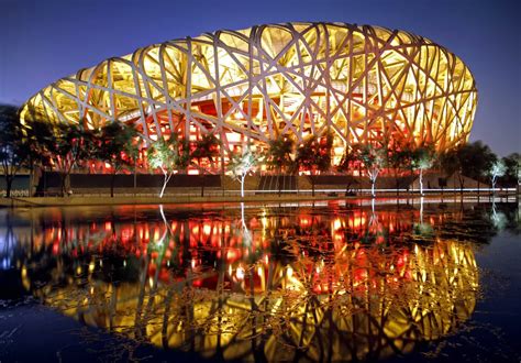 I visited Olympic Park in Beijing China a few years after the games. I laid down on the ground ...