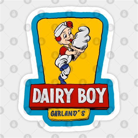 Dairy boy - Ice Cream - Sticker | TeePublic