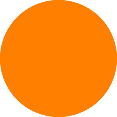 Glossy Orange Circle Icon Clip Art at Clker.com - vector clip art online, royalty free & public ...