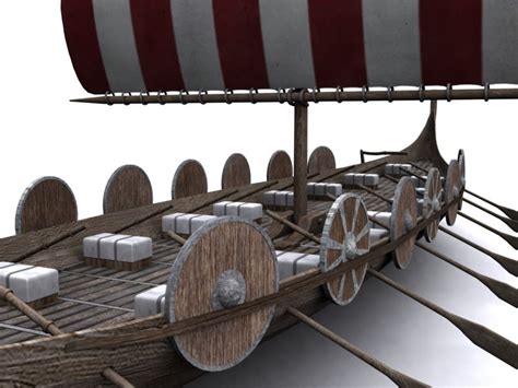 Viking ship 3D Model $25 - .unknown .ma .fbx .max .obj - Free3D