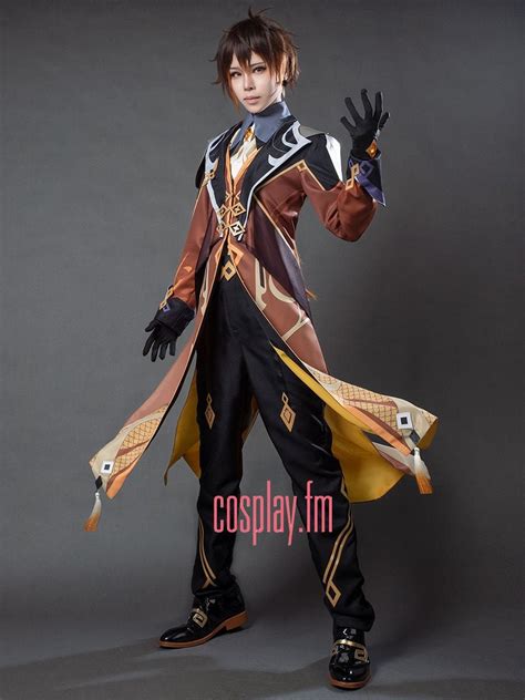 Genshin Impact ZHONGLI Cosplay Wig - campestre.al.gov.br