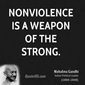 Mohandas Gandhi Nonviolence Quotes with Images – Inspirational Mahatma ...