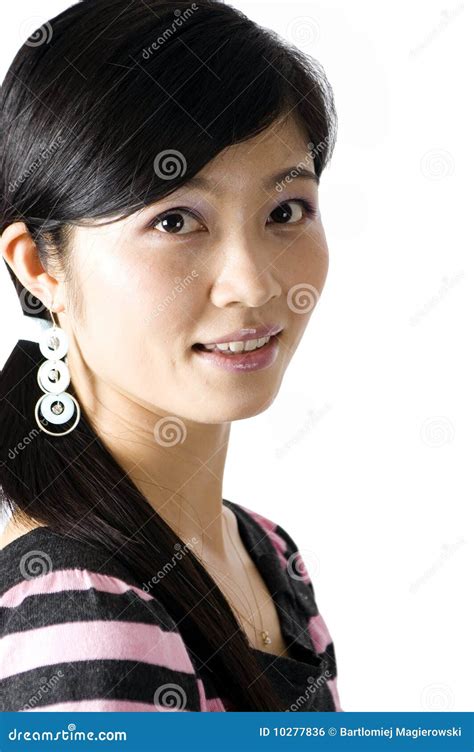 Smiling Chinese Girl - Portrait Royalty Free Stock Image - Image: 10277836