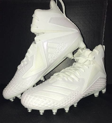 All White Adidas Football Cleats | Adidas football cleats, Adidas ...