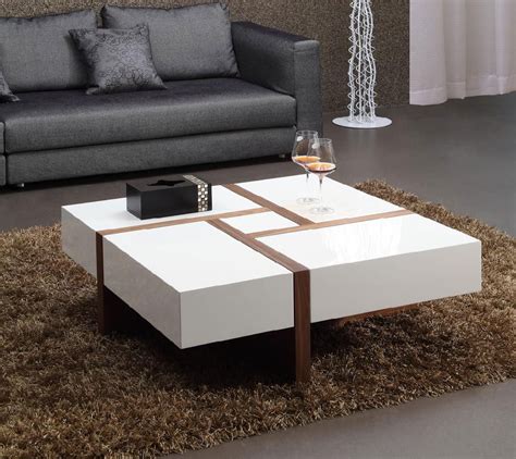 White high gloss MDF coffee table - 003 - Bona (China Manufacturer) - Living Room Furniture ...