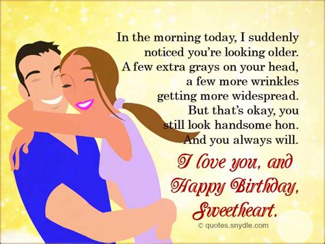 Happy Birthday Wishes For Husband Quotes