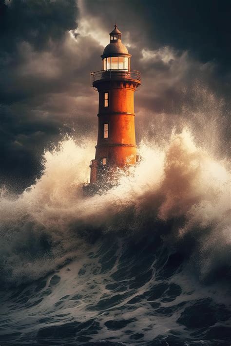 Lighthouse Storm Photography