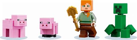 LEGO ® 21170 MINECRAFT Dom w kształcie świni- worldtoys.pl