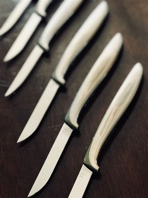 Vintage Gerber steak knife set, Gerber Miming Legendary blades Stainless steel Knife set, 6 ...