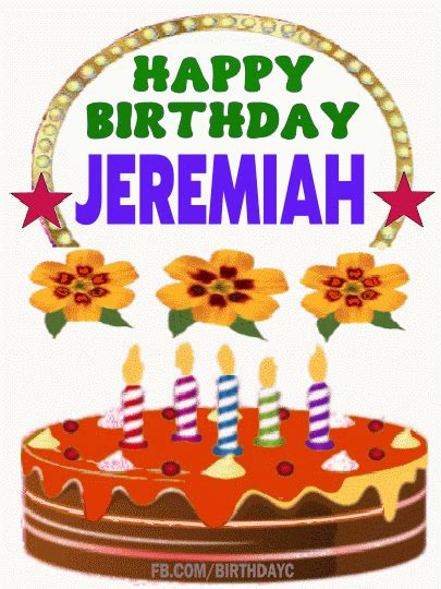 Happy birthday JEREMIAH gifs | Birthday Greeting | birthday.kim