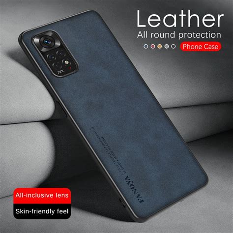 Sheepskin PU Leather Case For Xiaomi Redmi Note 11 Pro 5G Redme Note11 11S 4G 11Pro Plus Camera ...