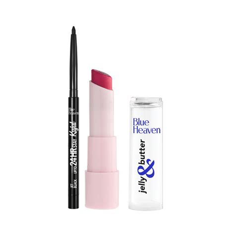 Blue Heaven Lip Balm & Kajal Combo - Pink Rose