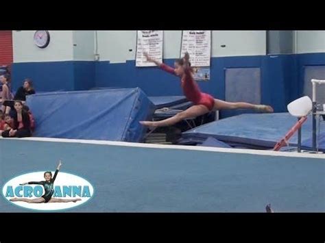 Annie the Gymnast | USAG New Level 5 Gymnastics Meet 2 | Acroanna ...