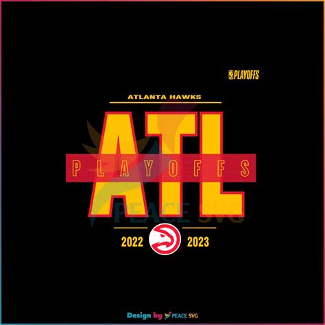 Atlanta Hawks 2023 NBA Playoffs Best SVG Cutting Digital Files - PeaceSVG