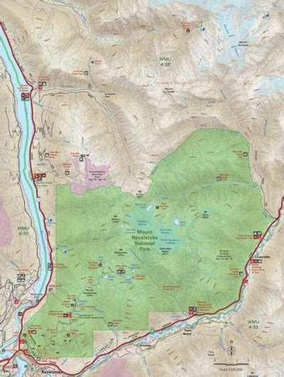 Mount Revelstoke National Park – BC Park Recreation Map by Backroad Mapbooks | Avenza Maps