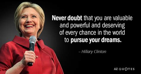 TOP 25 QUOTES BY HILLARY CLINTON (of 1804) | A-Z Quotes