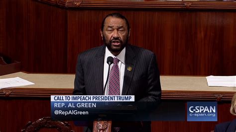 Rep. Al Green Impeachment Resolution Against President Trump (C-SPAN ...