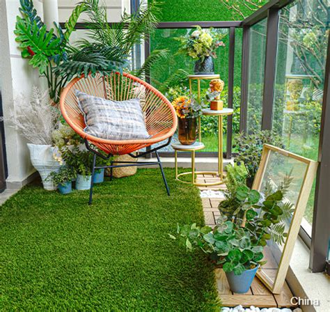 Artificial Grass on Balcony or Tarrace - CCGrass