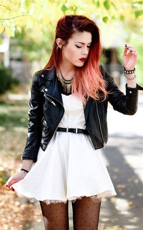 A combination of girly with edgy | Edgy fashion, Punk looks, Fashion