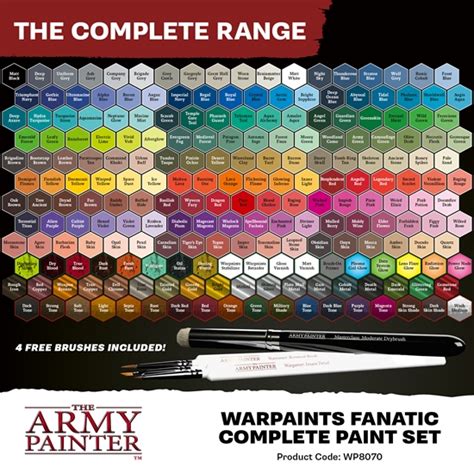 Army Painter - Army Painter: Warpaints Fanatic Complete Paint Set #TAP8070 [5713799807006]