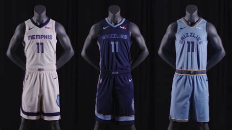 Memphis Grizzlies unveil new uniforms with FedEx as jersey sponsor ...