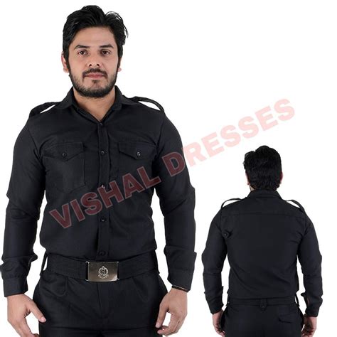 Black Security Guard Uniform, Size: XL at Rs 520/set in Bhopal | ID ...