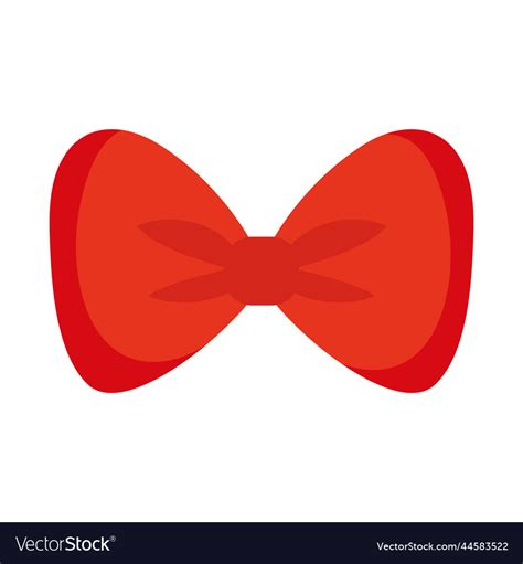 Red bow tie icon Royalty Free Vector Image - VectorStock