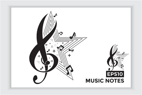 music scale or music note sign or symbol. musical scale icons element vector for banner material ...