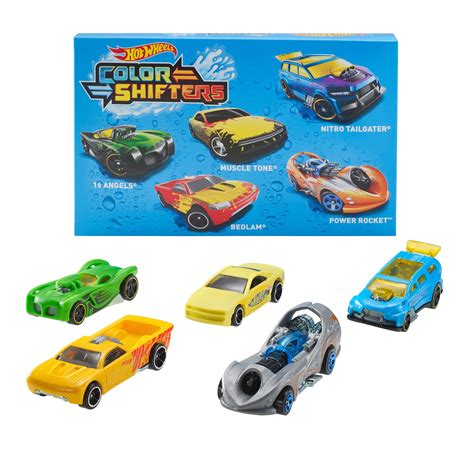 Toys Play Vehicles 5-Pack Hot Wheels Color Shifters