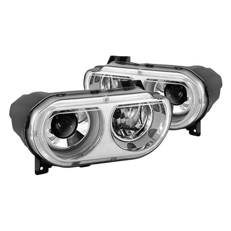 Spyder® HD-JH-DCHAL08-HID-C - Chrome Projector Headlights